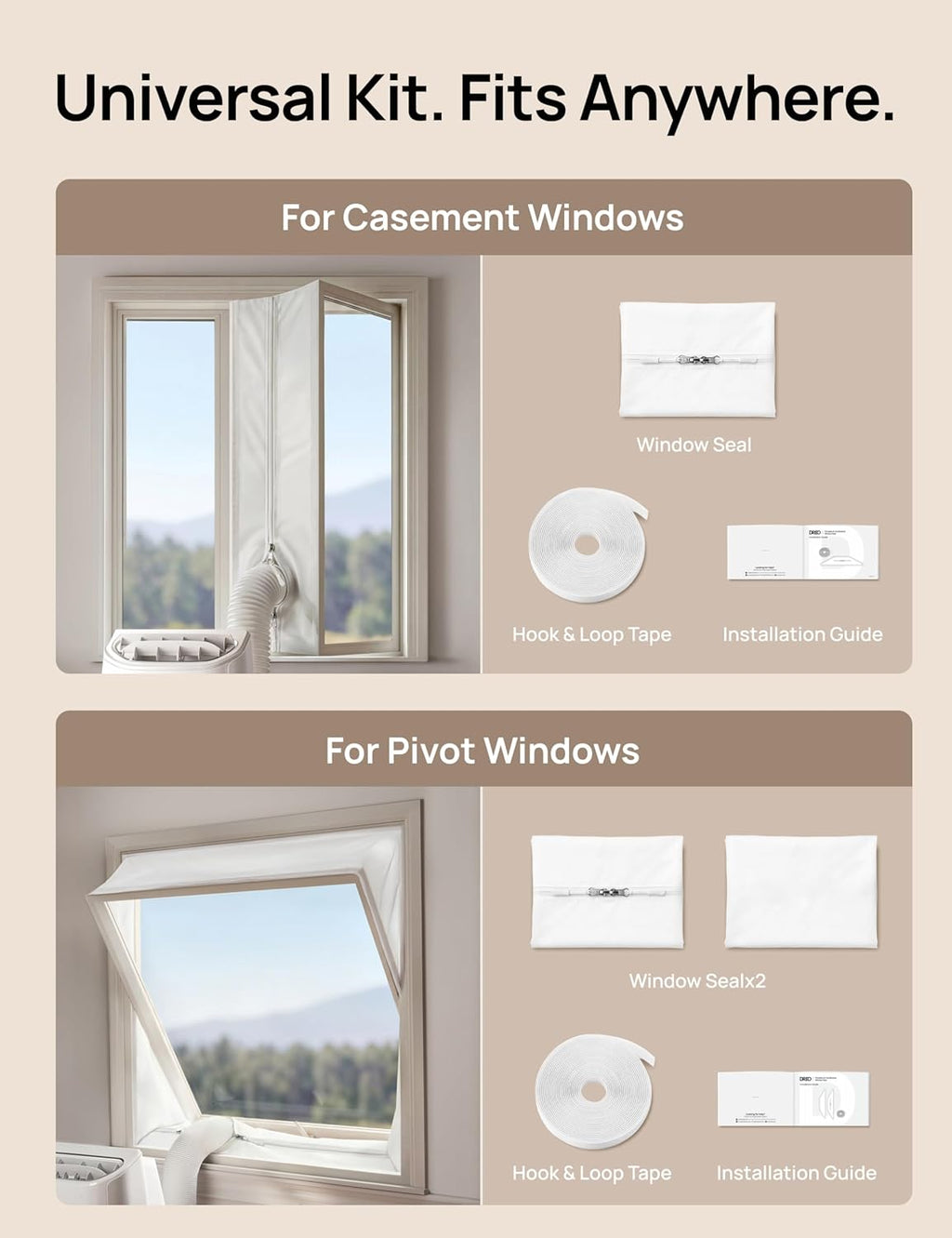 Air Conditioner Window Seal Kit