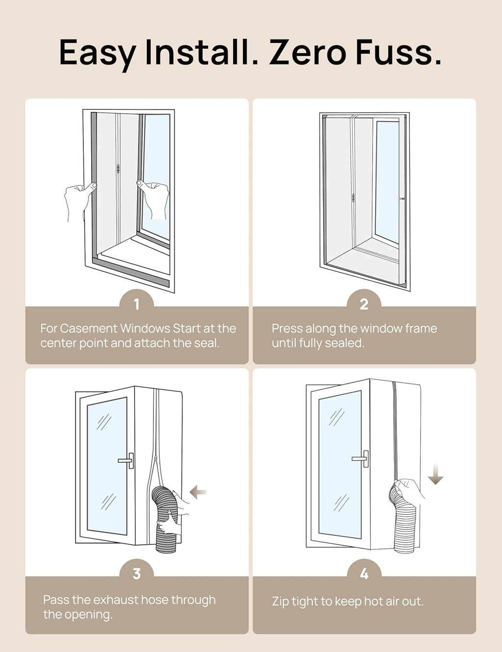 Air Conditioner Window Seal Kit