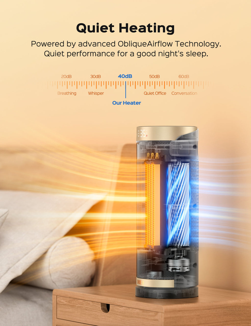 Space Heater Solaris Slim H3