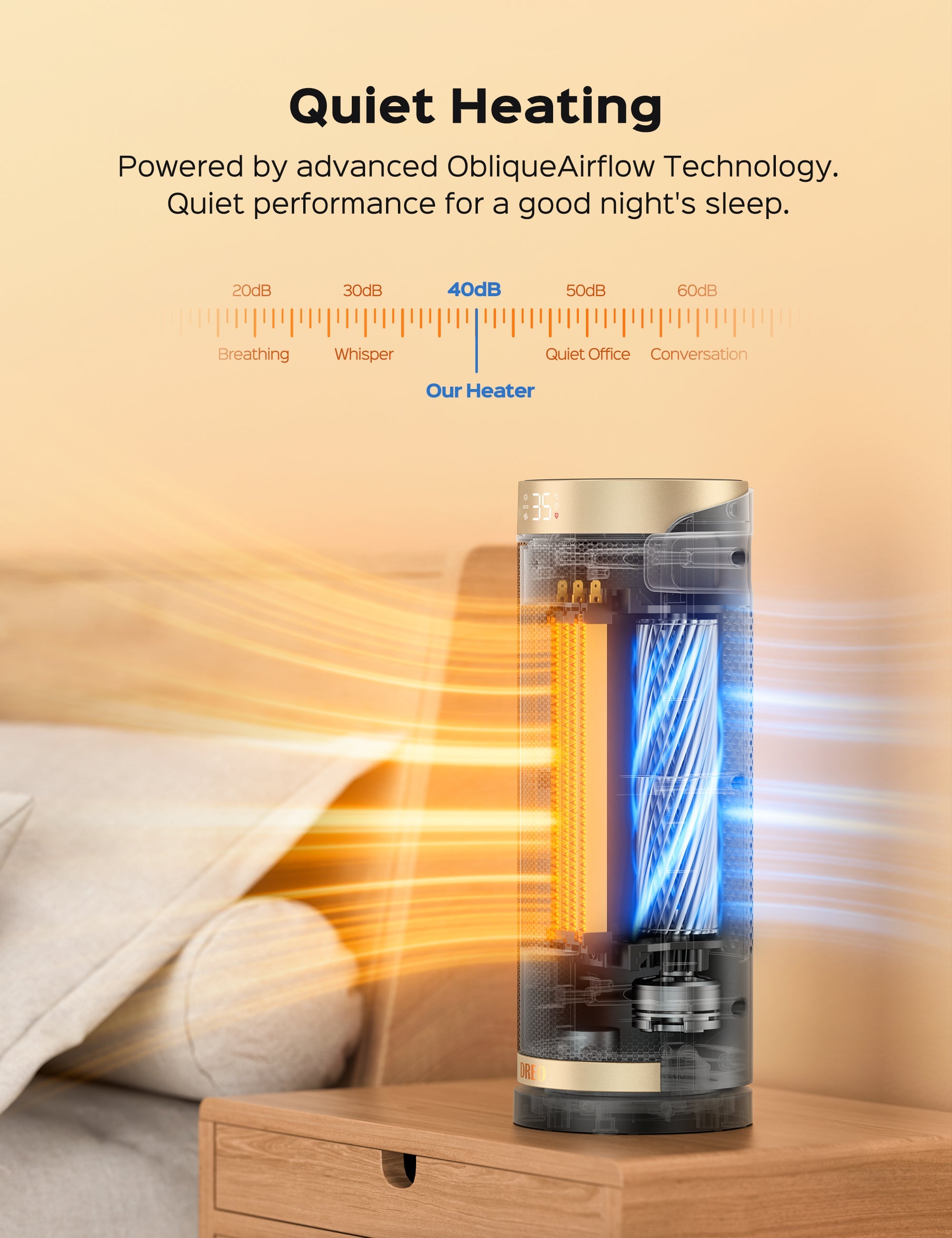 Space Heater Solaris Slim H3