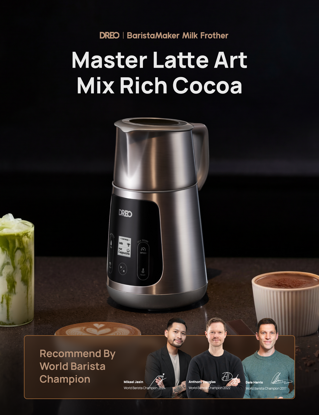 BaristaMaker Milk Frother
