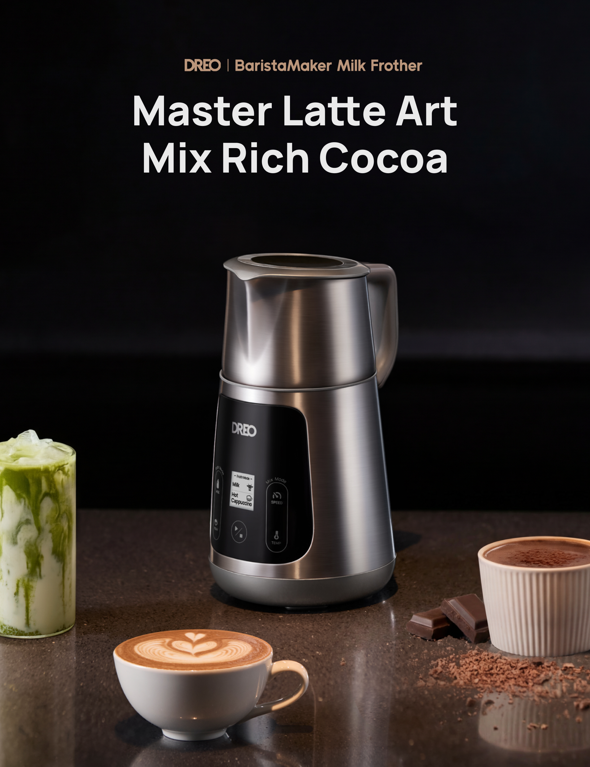 BaristaMaker Milk Frother