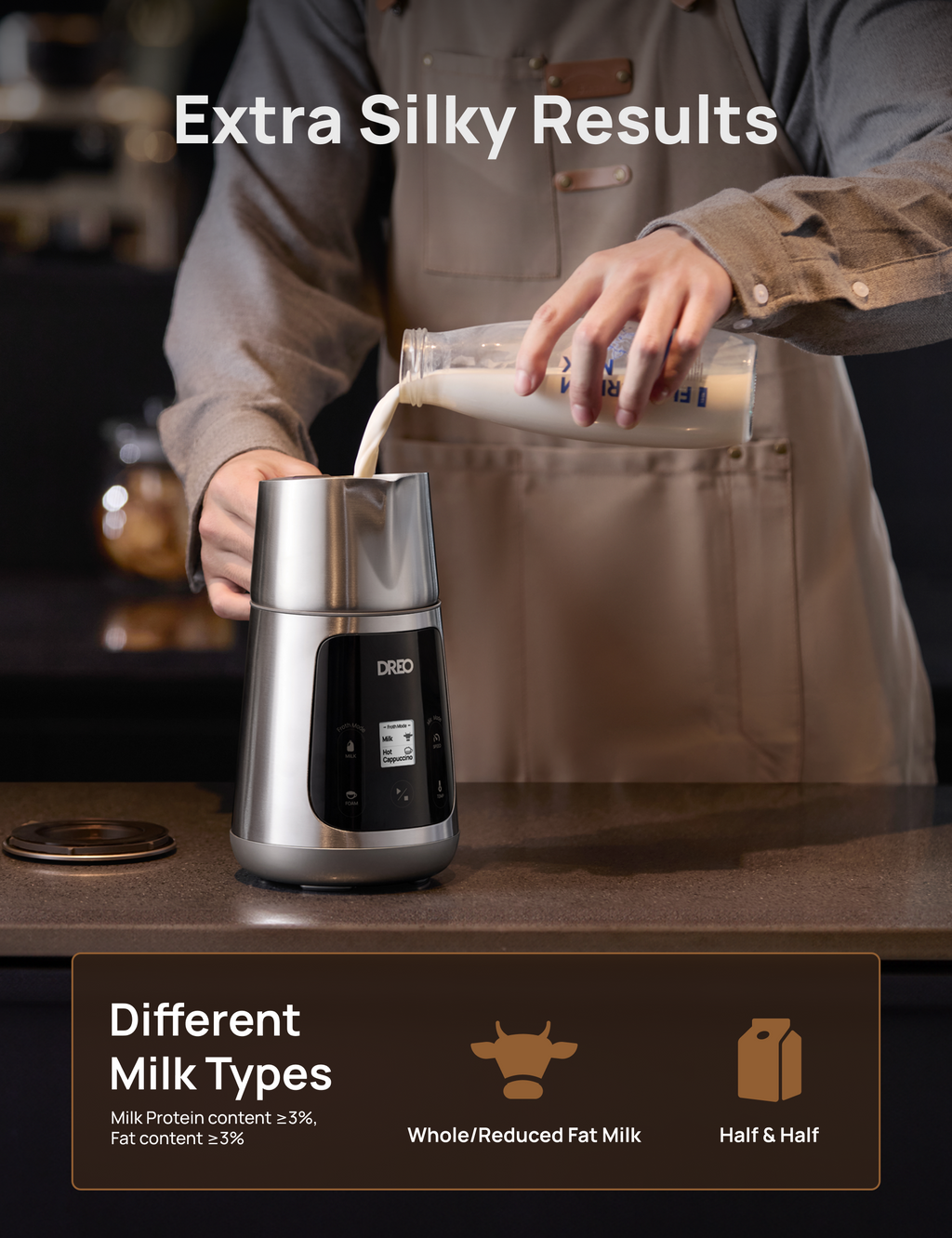 BaristaMaker Milk Frother