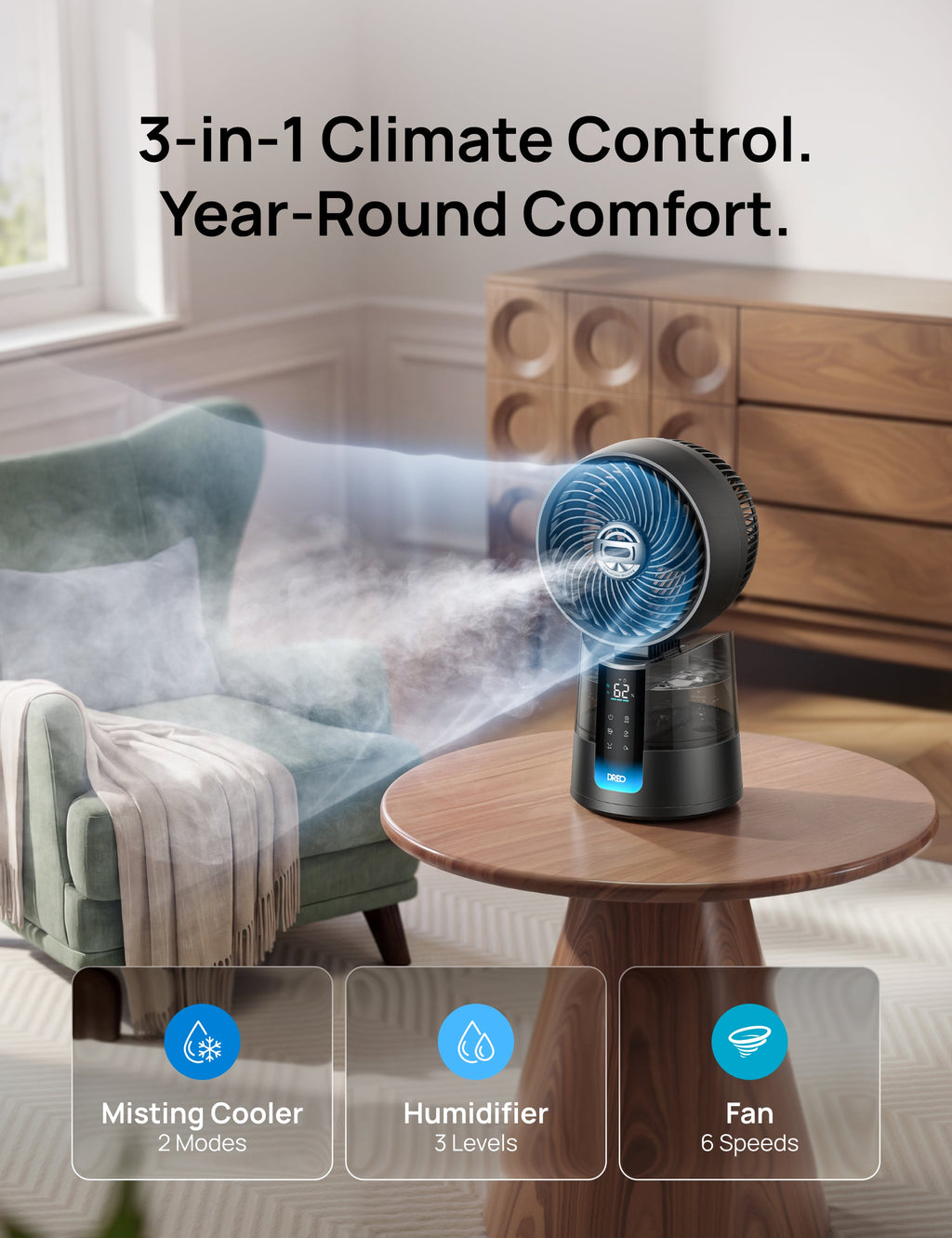TurboCool™ Misting Fan 516S