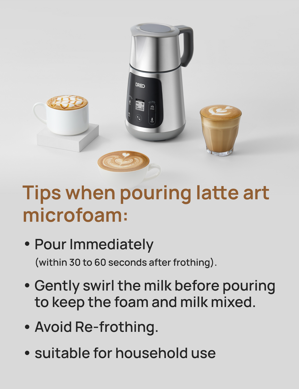 BaristaMaker Milk Frother
