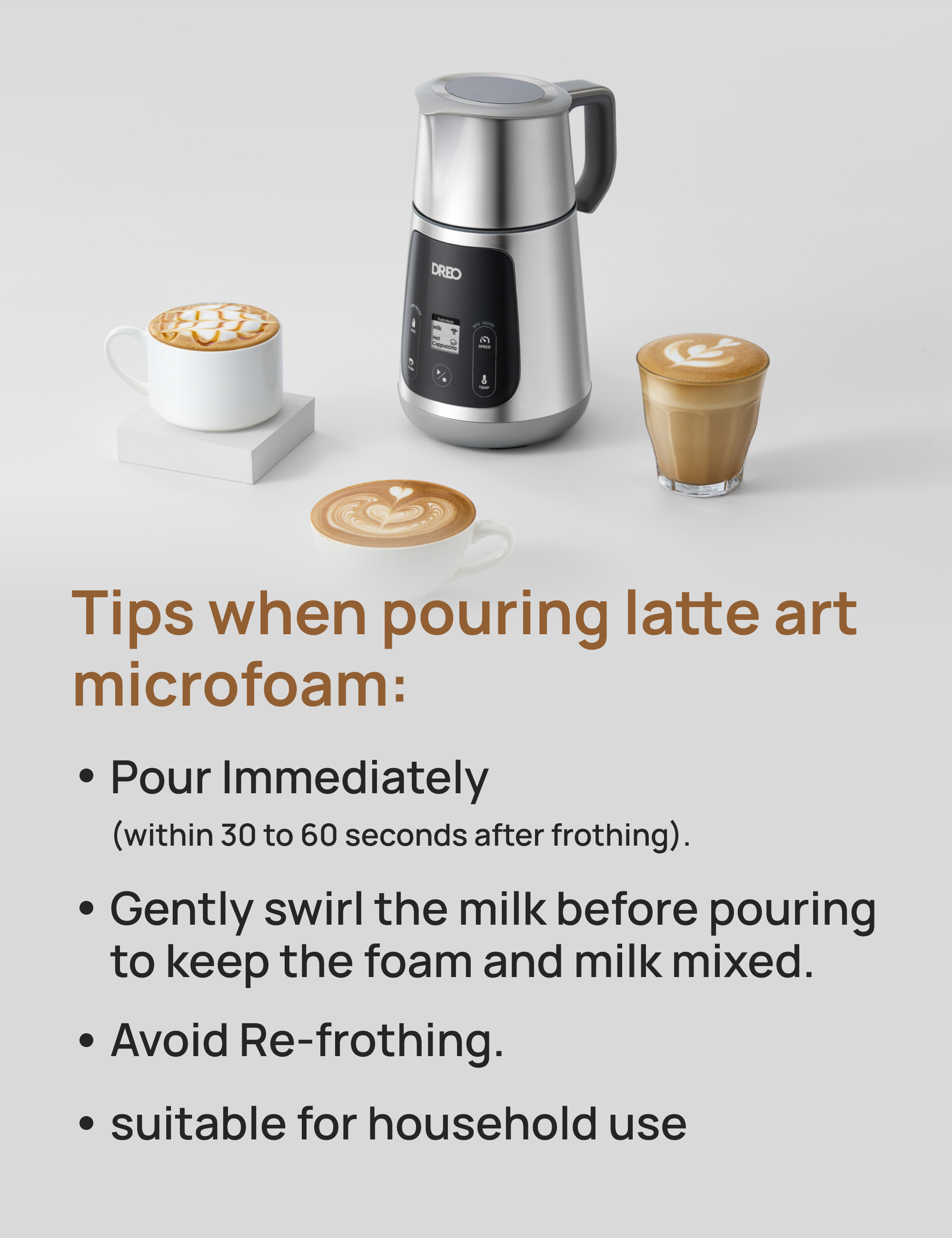 BaristaMaker Milk Frother